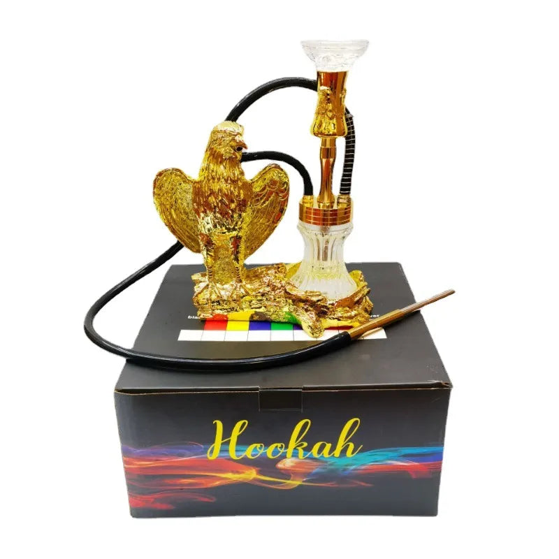 hookah complete set of bars, golden eagles