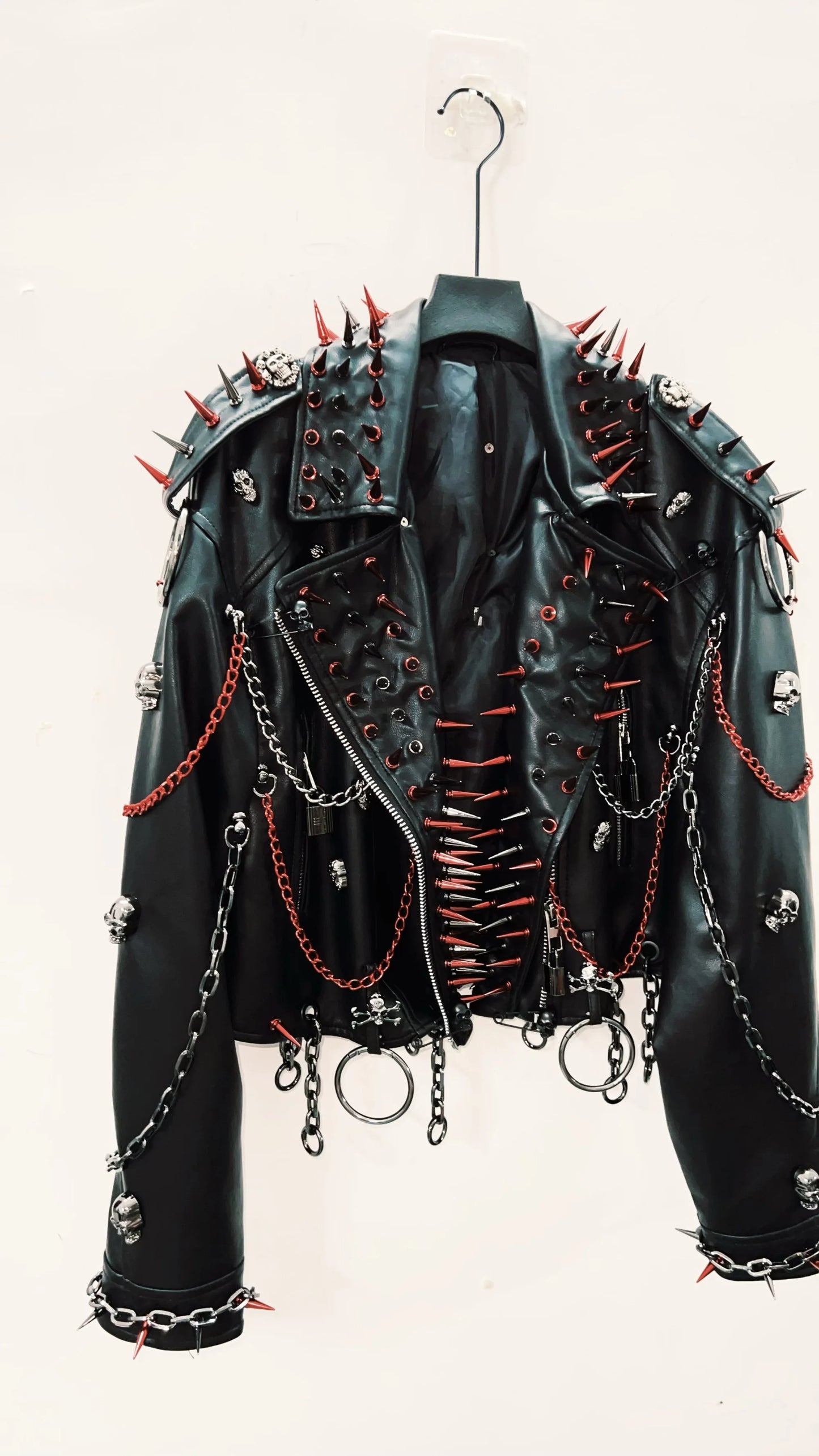 Cyber Gothic Leather Jacket