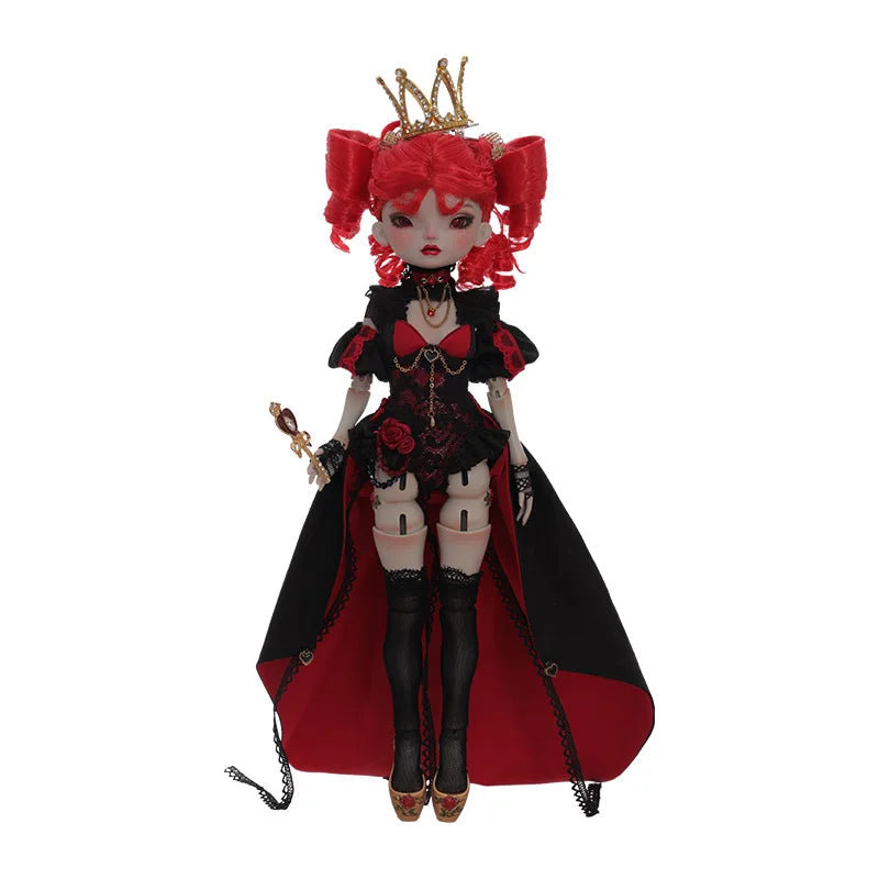 Red Queen Movable Joint Full set Fashion Toys Heart-shaped