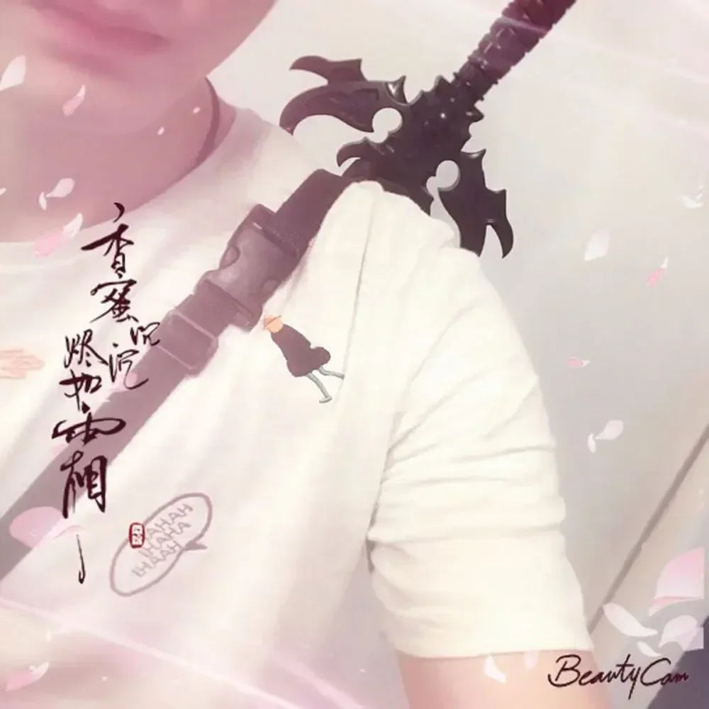 Gothic Dusk: Skull Sword Auto Umbrella