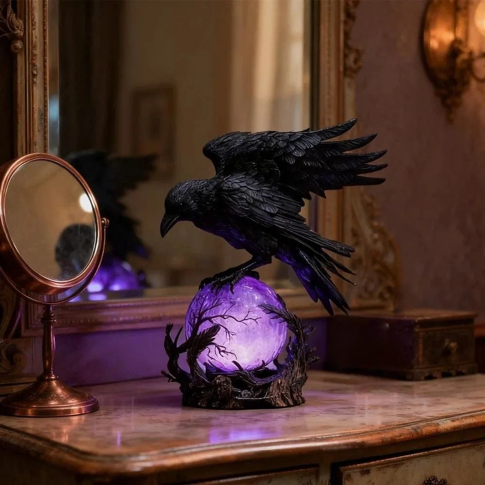 Raven's Moonlight LED Lamp