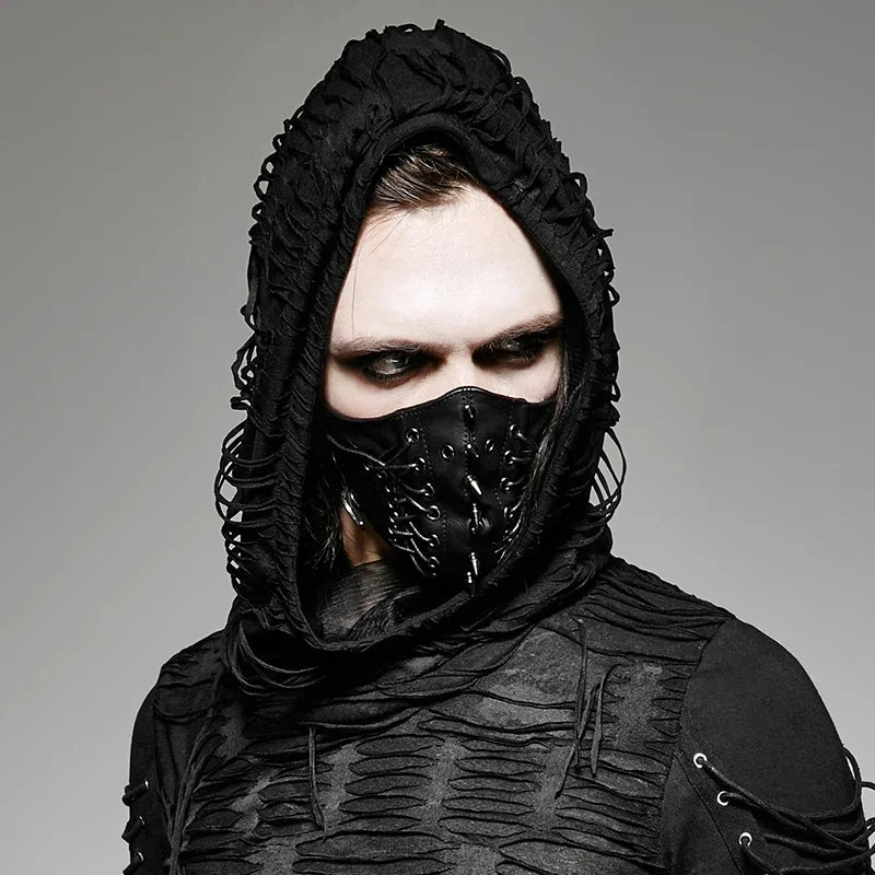 Punk Vibe Gothic Hoodie: Streetwear for Individualists