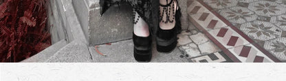 Gothic Velvet Slim Fit Lace Fishtail Dress for Women