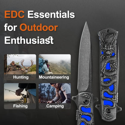 Pocket Companion: EDC Folding Knife for Adventures