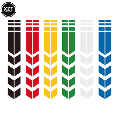 Reflective Arrow Decals for Motorcycle Safety