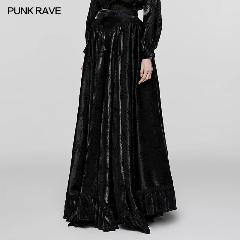 Gothic Skirt Ruffled Edges