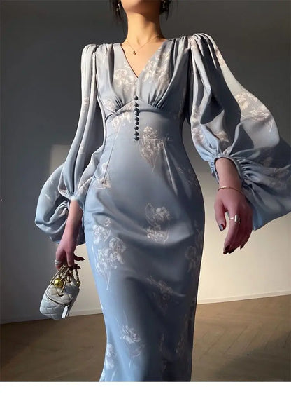 Elegant Mermaid Vintage Dress for Women