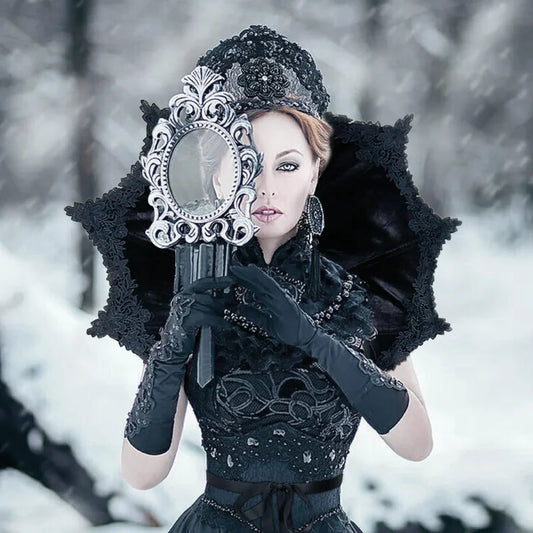 Gothic Vampire Collar Cape — Velvet Victorian · Cosplay