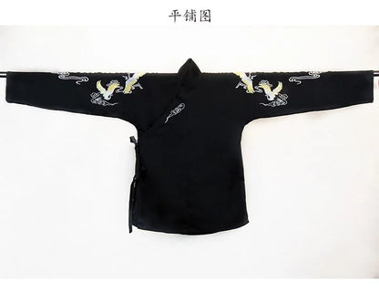 Vintage Knight Hanfu Robe: Cosplay & Dance Attire