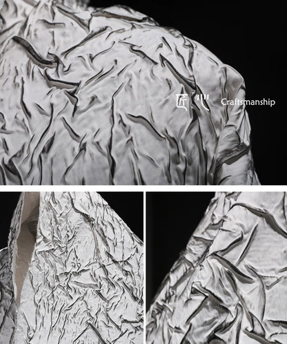 Eco Jacquard Pleat Fabric for Fashion Creations