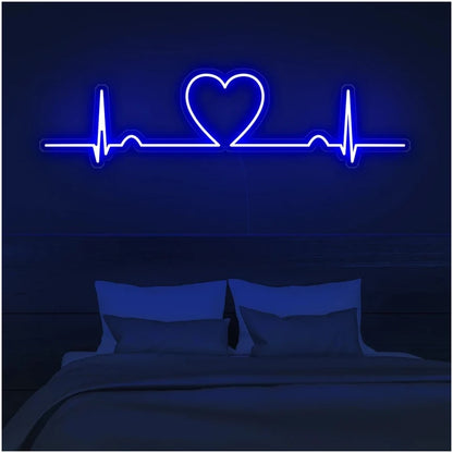 Heartbeat Neon Light for Room Decoration