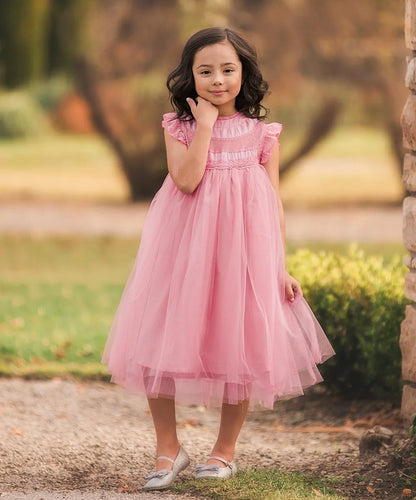 Tulle Lace Sleeveless Princess Flower Girls