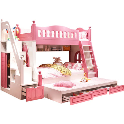 princess bed, solid wood