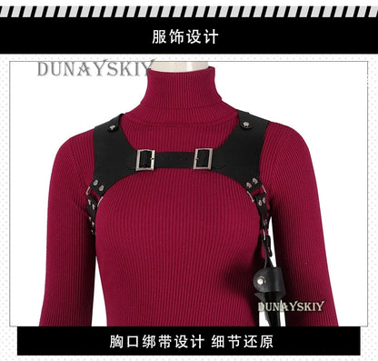 Ada Wong Evil Cheongsam Cosplay Costume Set