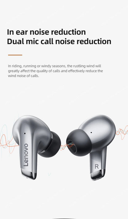 Lenovo LP5 Wireless HiFi Earbuds - Sports, Comfort, and Durability
