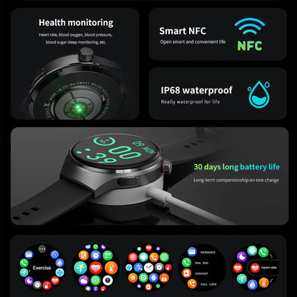 New GPS Smart Watch Men For Huawei GT4 Pro
