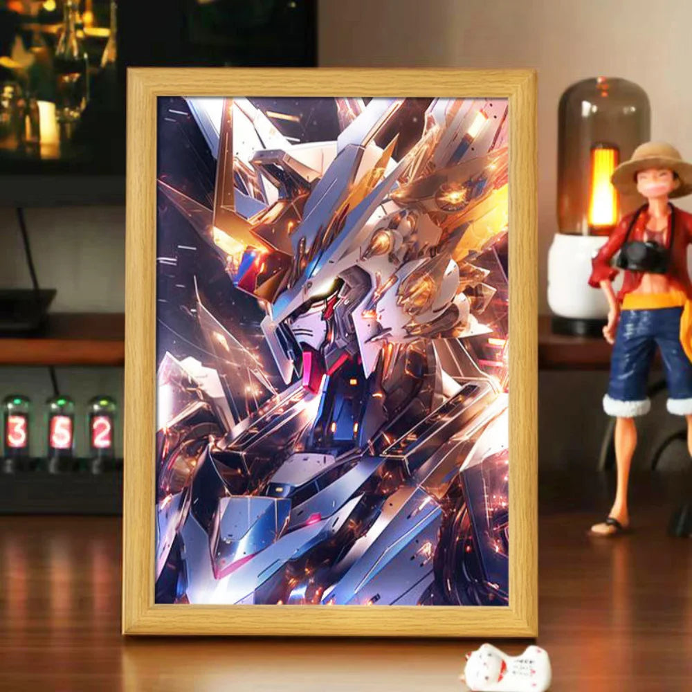 LED  Lamp Painting,anime Mobile Suit