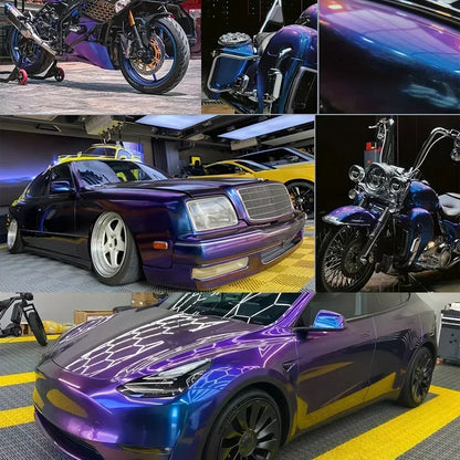 Chameleon Wraps: Glossy Matte Motorcycle Stickers