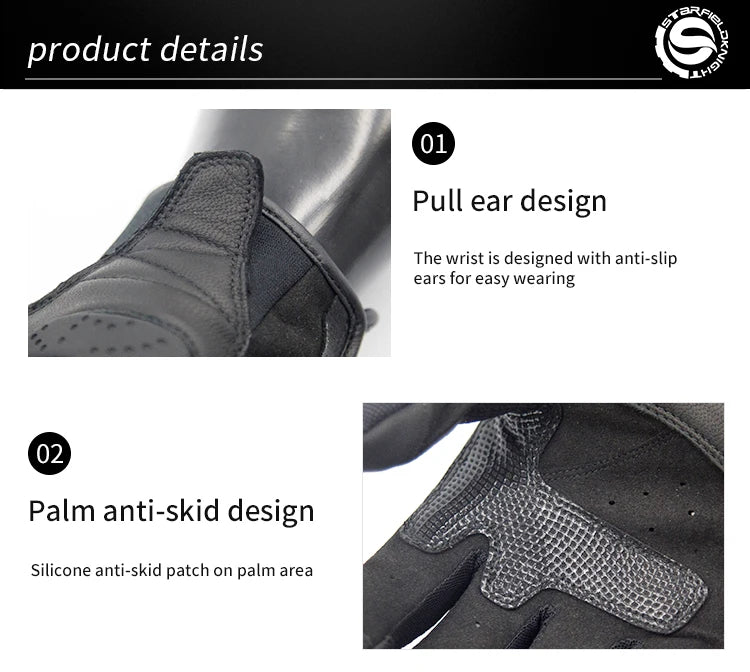 GlideGuard Summer Riding Gloves - Star Field Knight