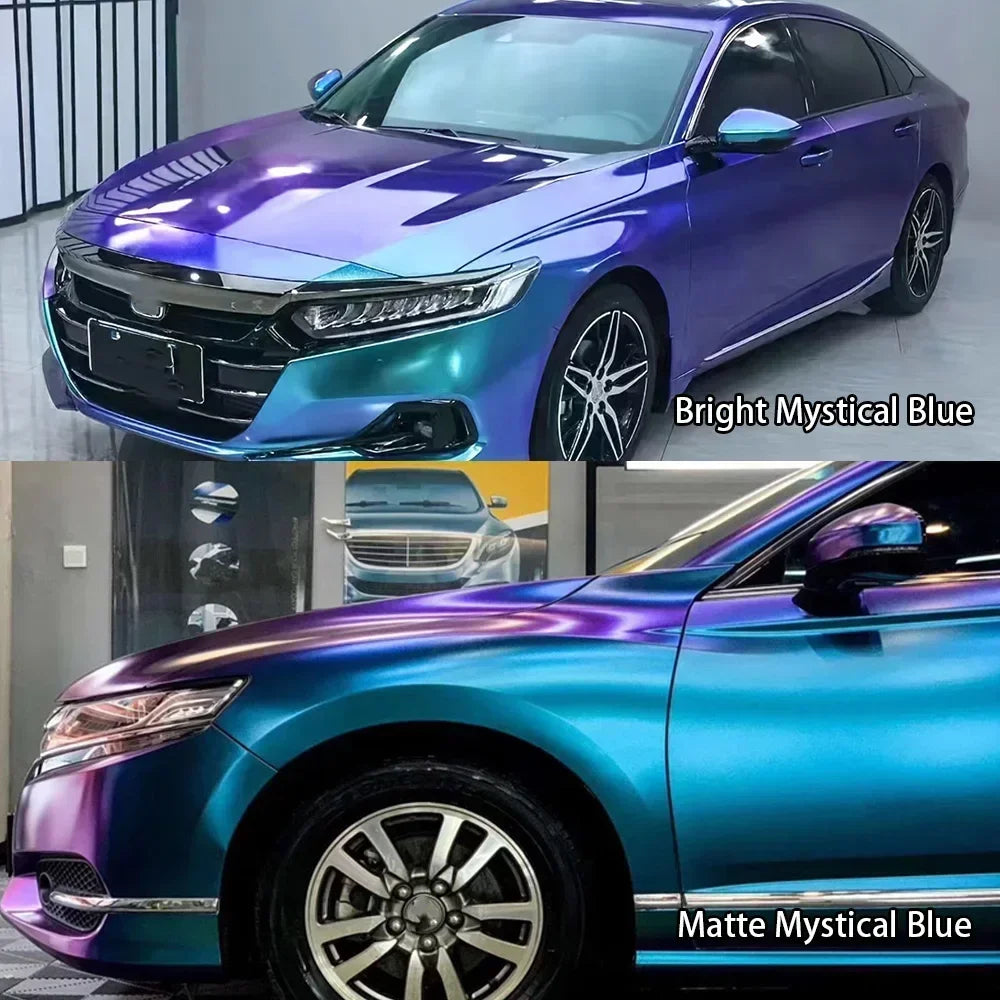 Chameleon Wraps: Glossy Matte Motorcycle Stickers