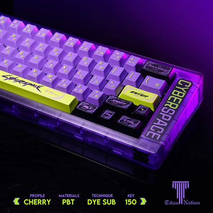 Cyberpunk Theme Keycap Set Custom