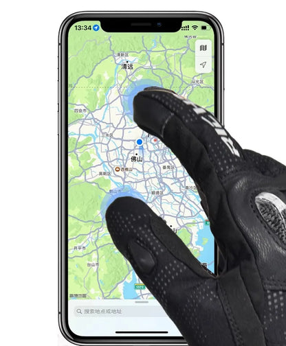 DURACOLD Reflective Sheepskin Riding Gloves
