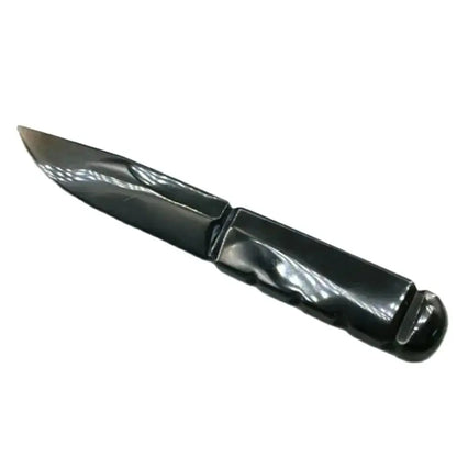 Obsidian Dagger: Healing Protection Talisman Knife