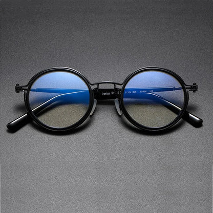 Round frame Retro Progressive Photochromic Reading Glasses