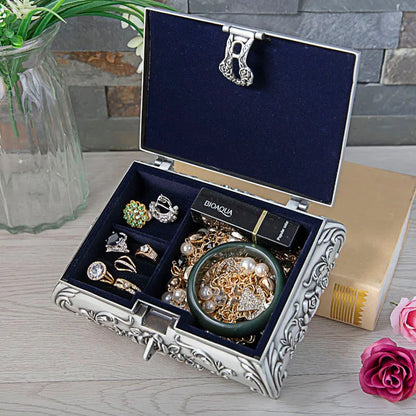 Princess metal jewelry box keepsake souvenir