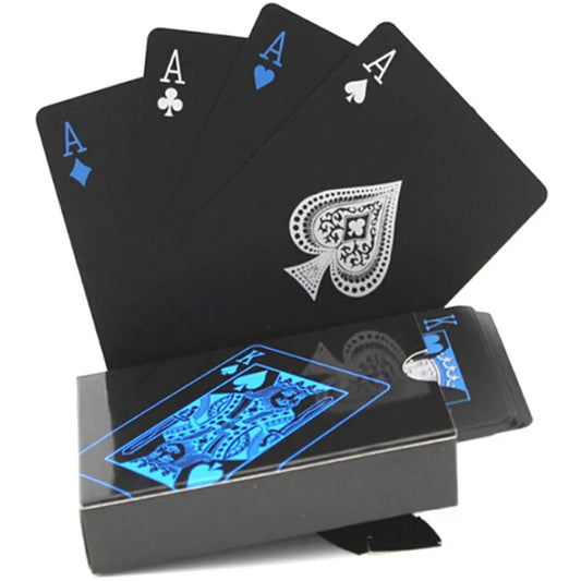 Black Gold Playing Card Poker