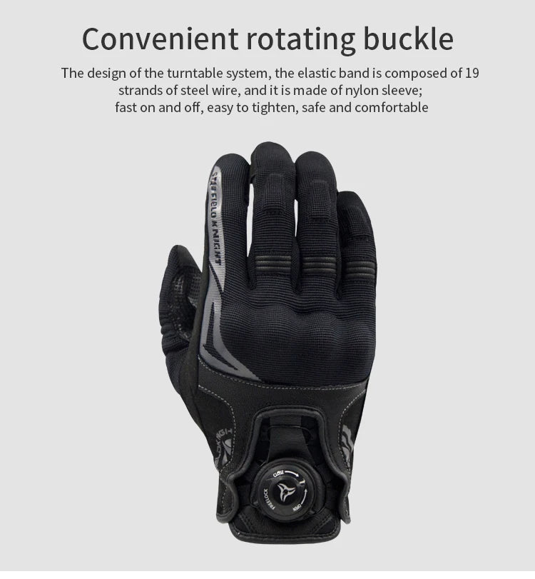 GlideGuard Summer Riding Gloves - Star Field Knight