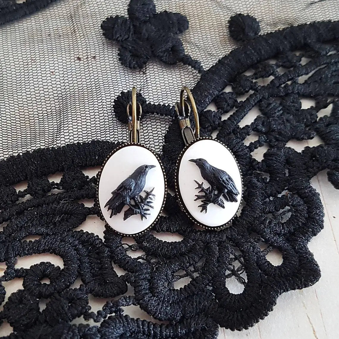 Gothic Vintage Raven Girls Fashion Witch Jewelry