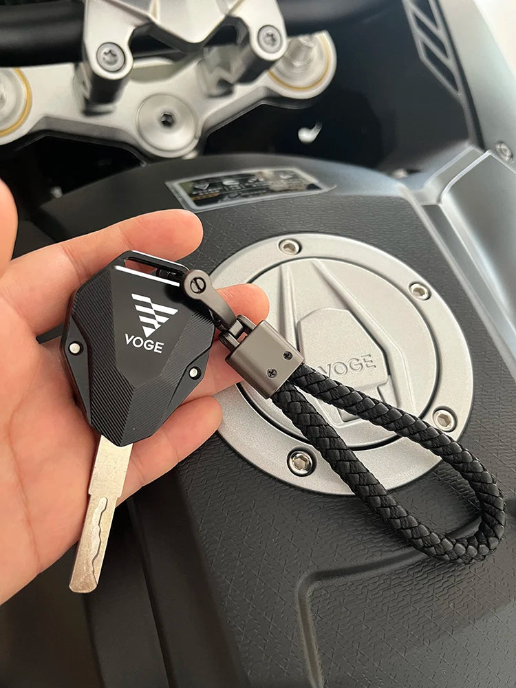 VOGE DS Key Guard: CNC Aluminum Key Cover & Chain