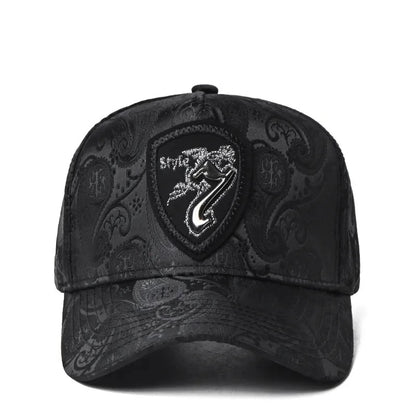 High top men's baseball cap