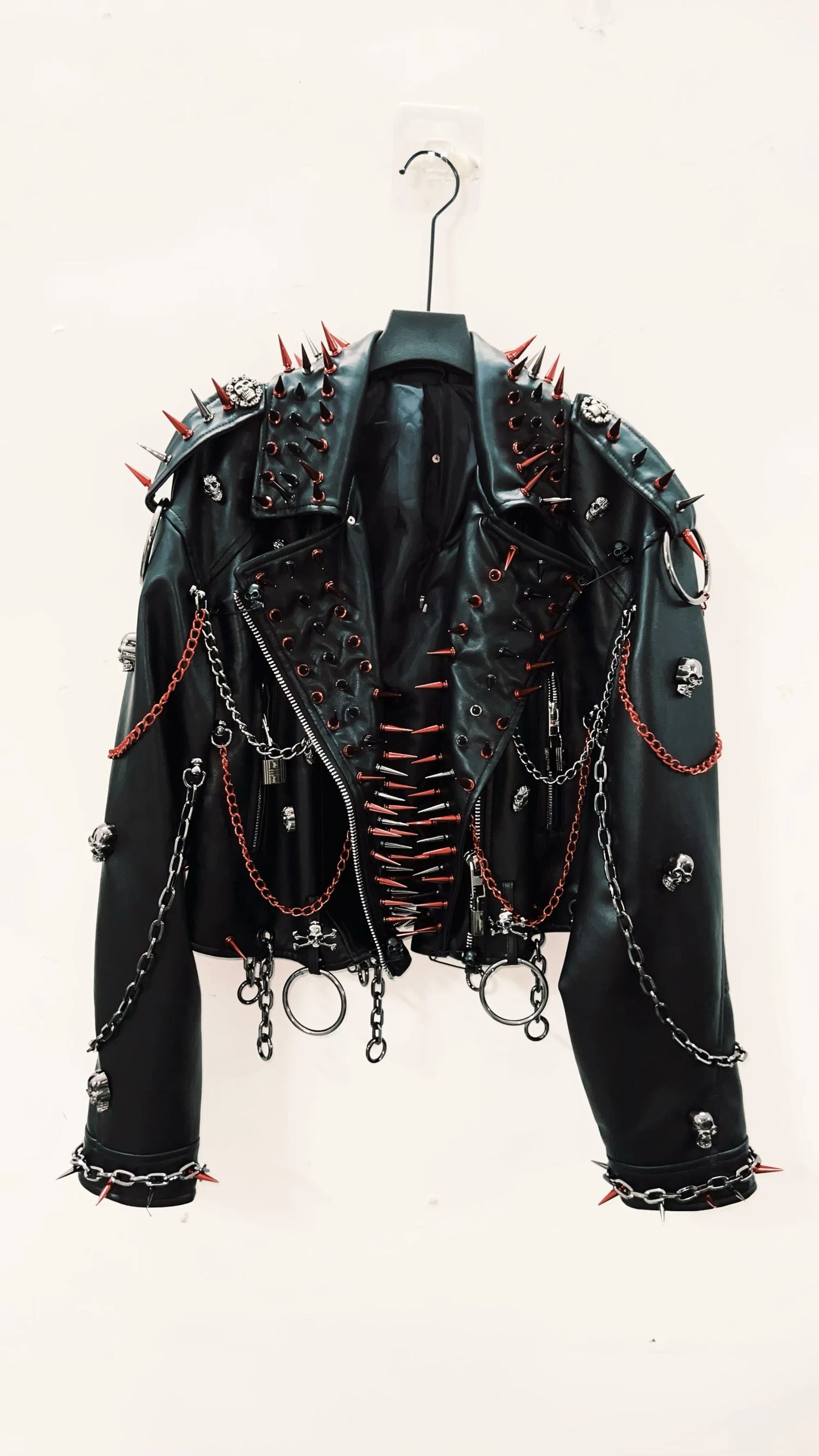 Cyber Gothic Leather Jacket