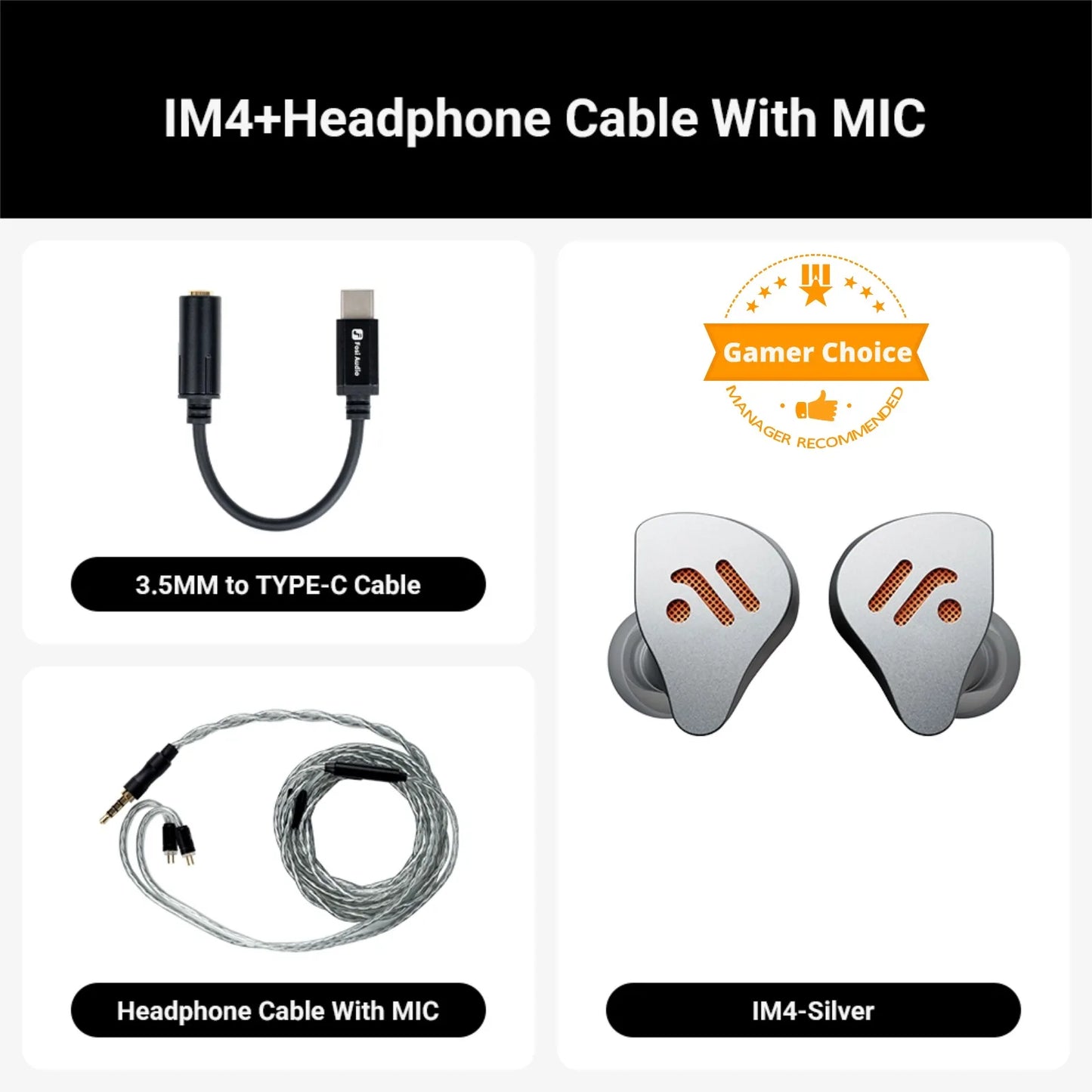 Fosi Audio IM4 — Open-Back IEM