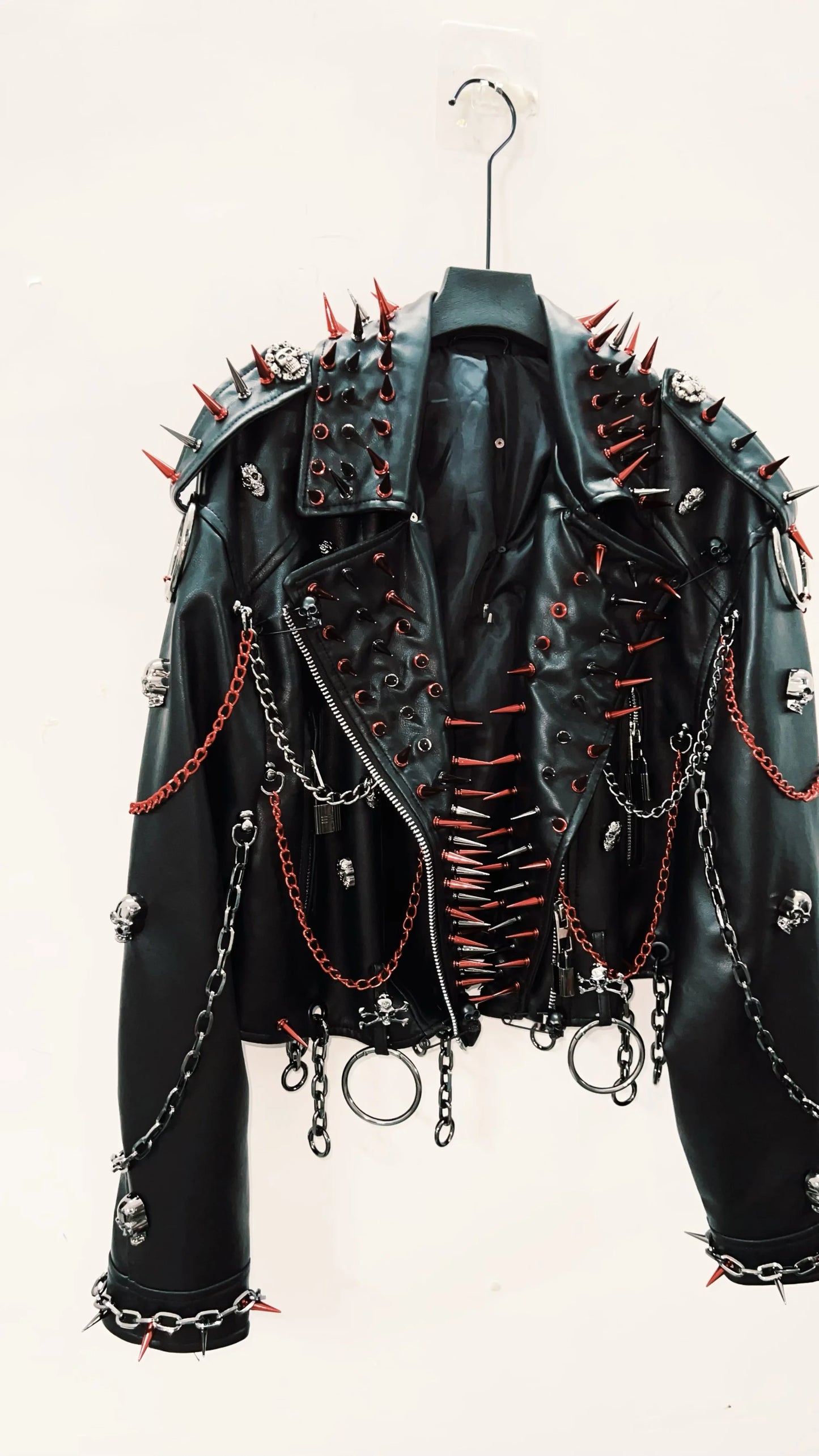 Cyber Gothic Leather Jacket