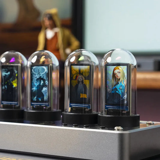 Cyberpunk IPS Nixie Clock Digital Screen