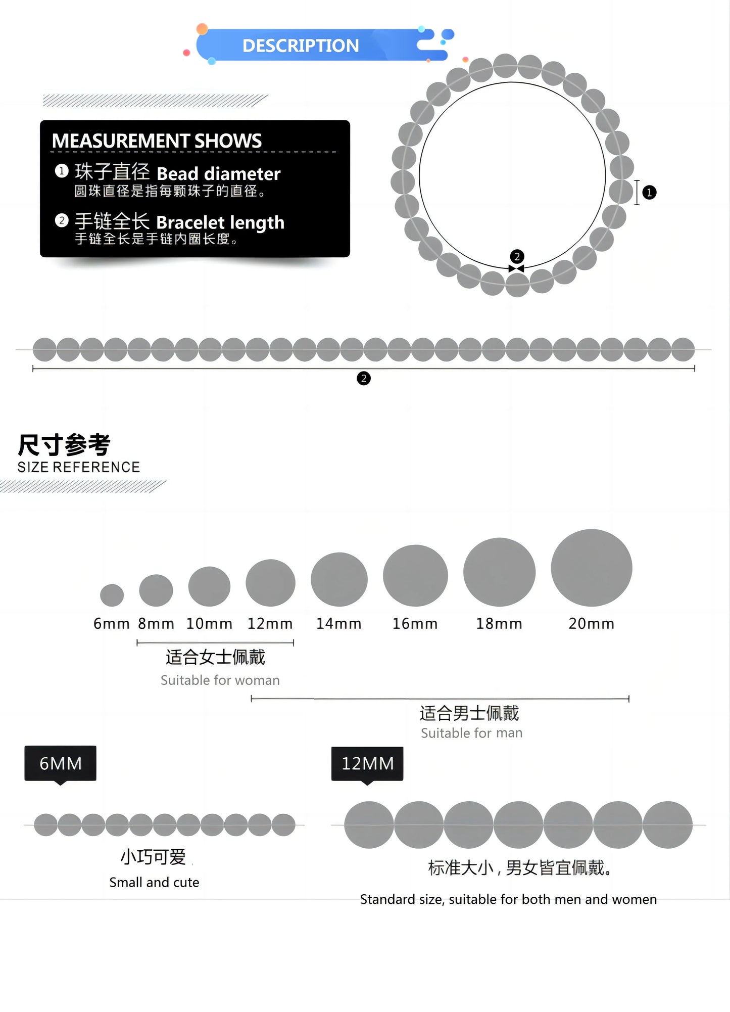 LunaLab LightAid Crystal Bracelet for Tranquil Sleep