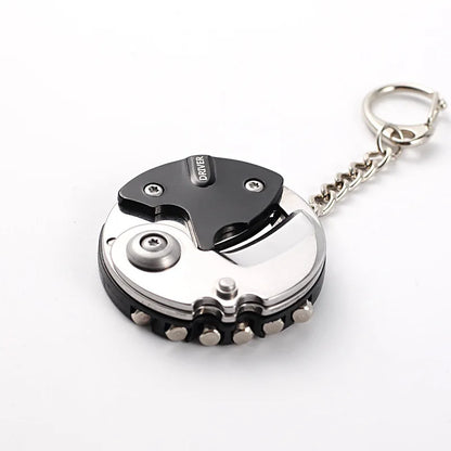 Pocket Multi-Tool Keychain for Outdoors & EDC