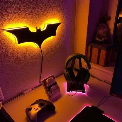 Bat Shape Bedside Light Atmosphere Logo Lamps Hot