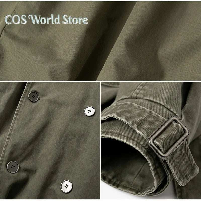 Karl Heisenberg Cosplay Costume — Resident Evil Village · Trench Coat Set
