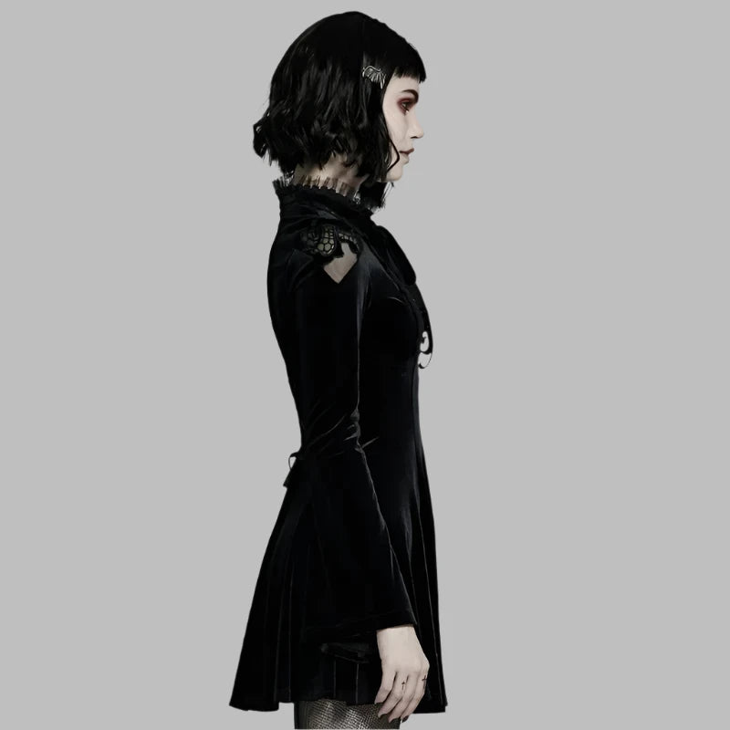 Gothic Velvet Elegance Dress