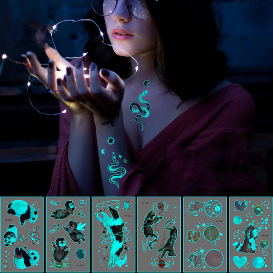 Luminous Tattoo Stickers for Women