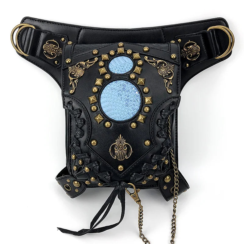 Fashion Gothic Leather Shoulder Crossbody Messenger Bags