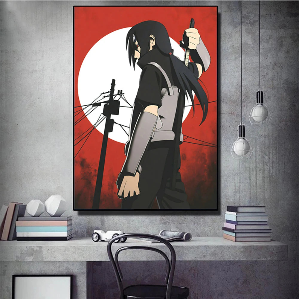 HD Naruto Uchibo Sasuke Itachi Posters Wall