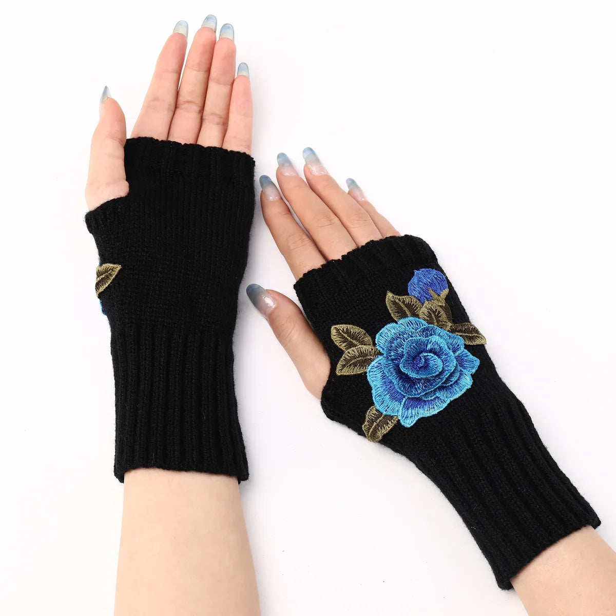 Knitted Fingerless Gloves Fashion