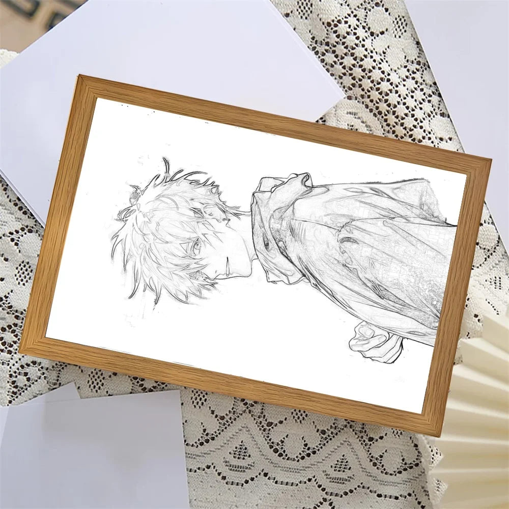 Gojo's Glow: Jujutsu Kaisen LED Art Frame