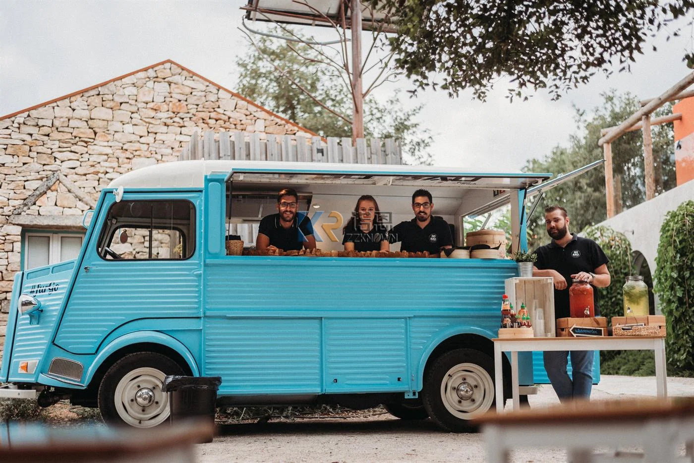 Electric Ice Cream Truck Fast Food Trailer Cart