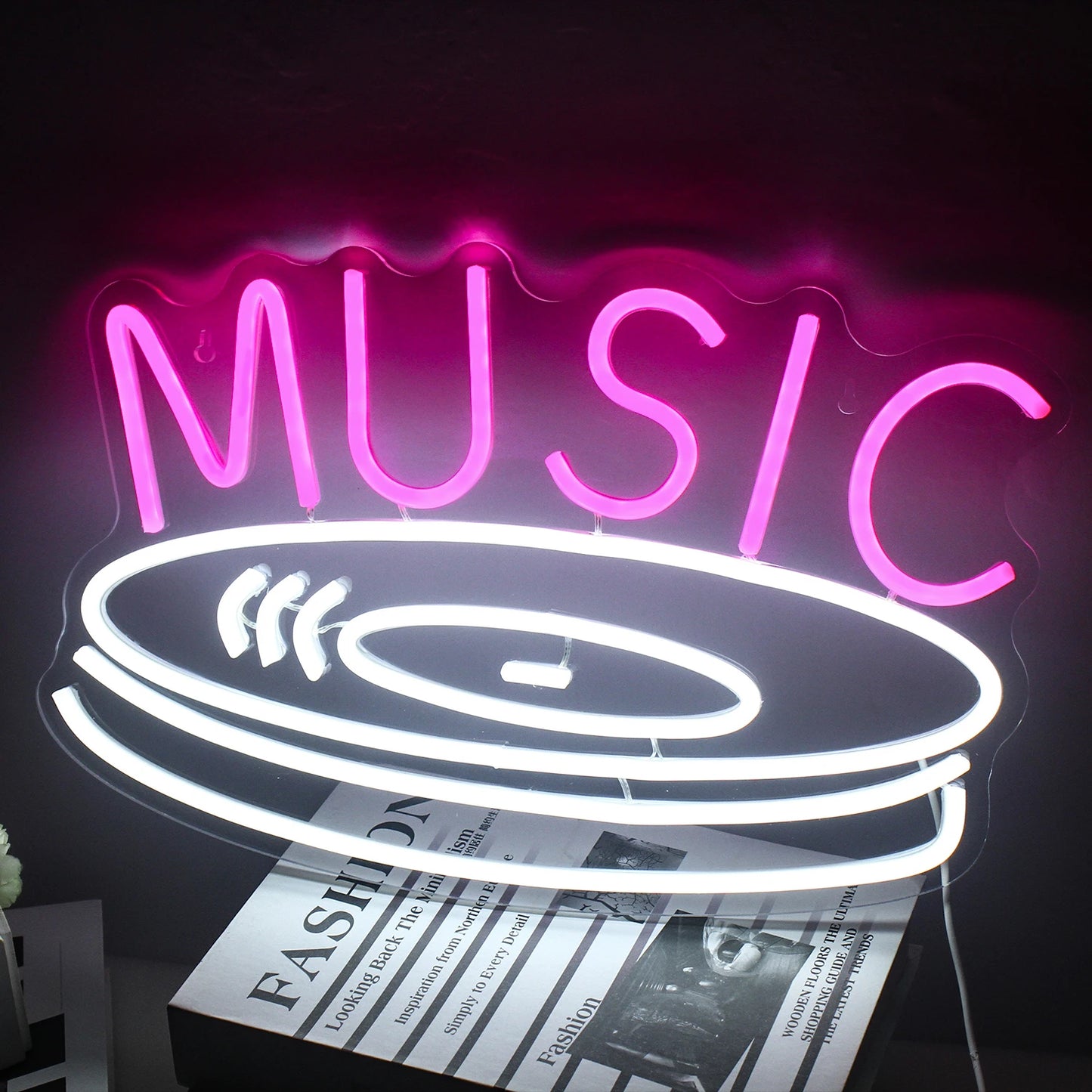 Electric Rock Vibes: LED Neon Art Sign